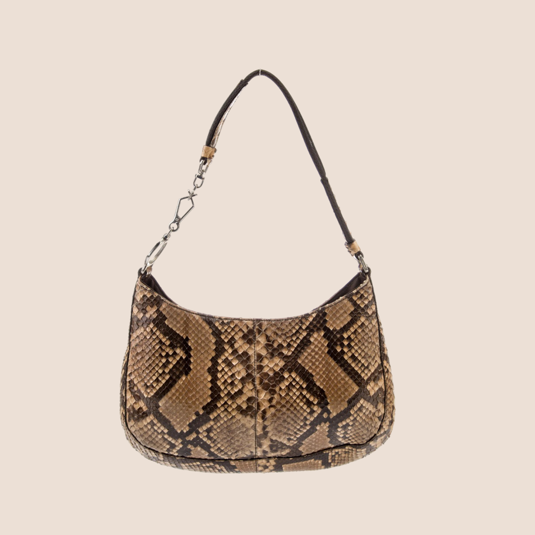 PRADA 2000 PITONE SHOULDER BAG