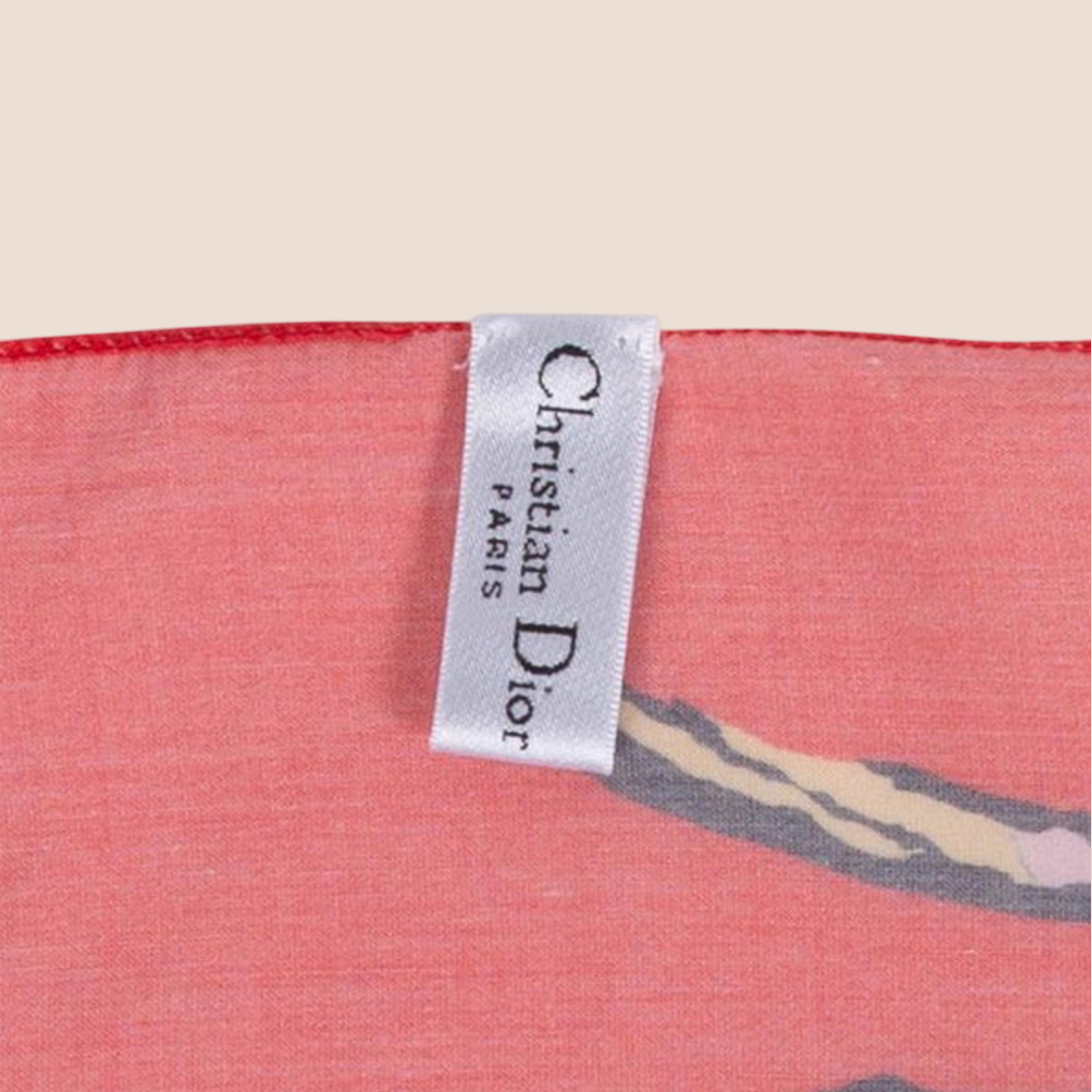 CHRISTIAN DIOR 2004 RASTA MANIA SILK SQUARE SCARF