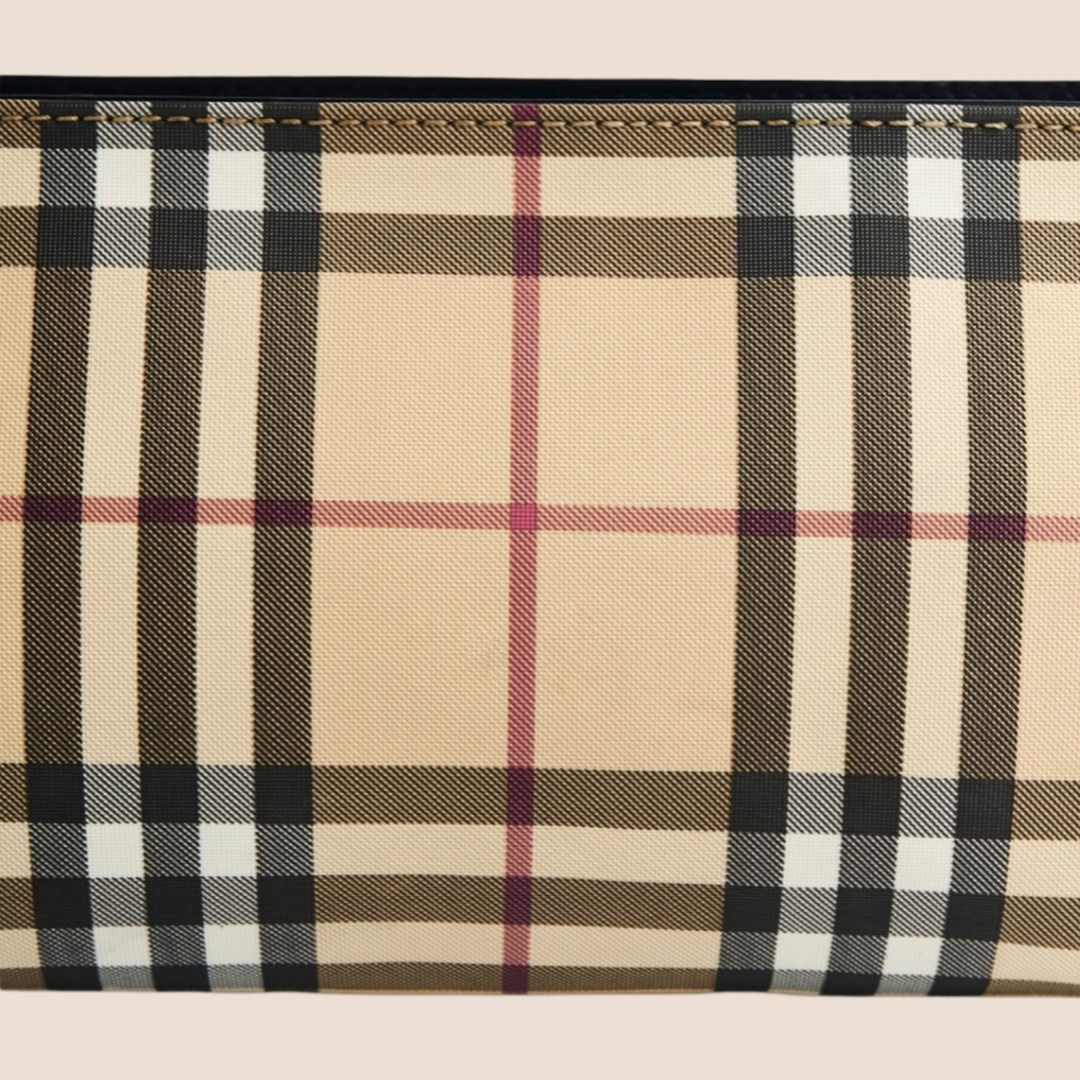 BURBERRY NOVA CHECK BAGUETTE BAG