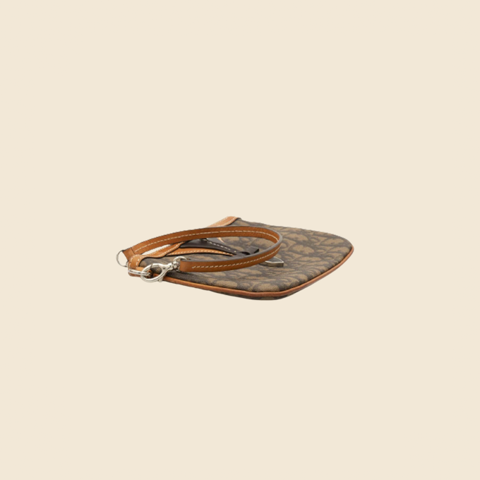 CHRISTIAN DIOR BROWN ROMANTIQUE MINI SHOULDER BAG
