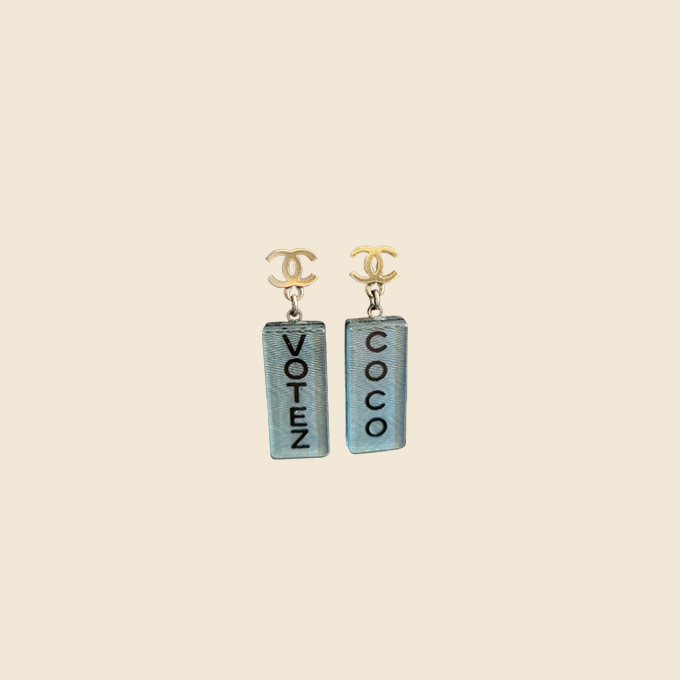 CHANEL 2015 VOTEZ COCO EARRINGS – RDB