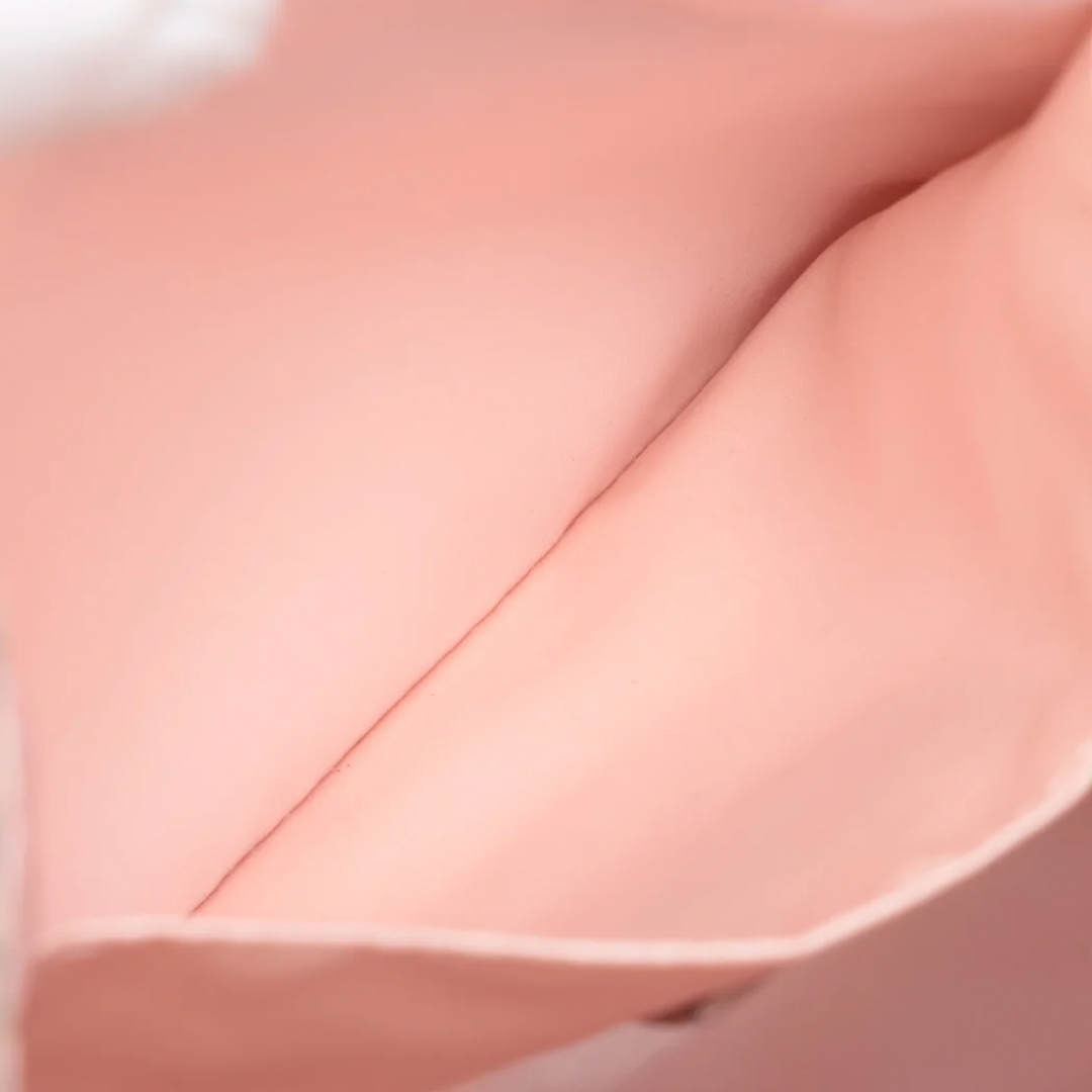 FENDI ZUCCHINO CANVAS PINK & SILVER CROSSBODY BAG