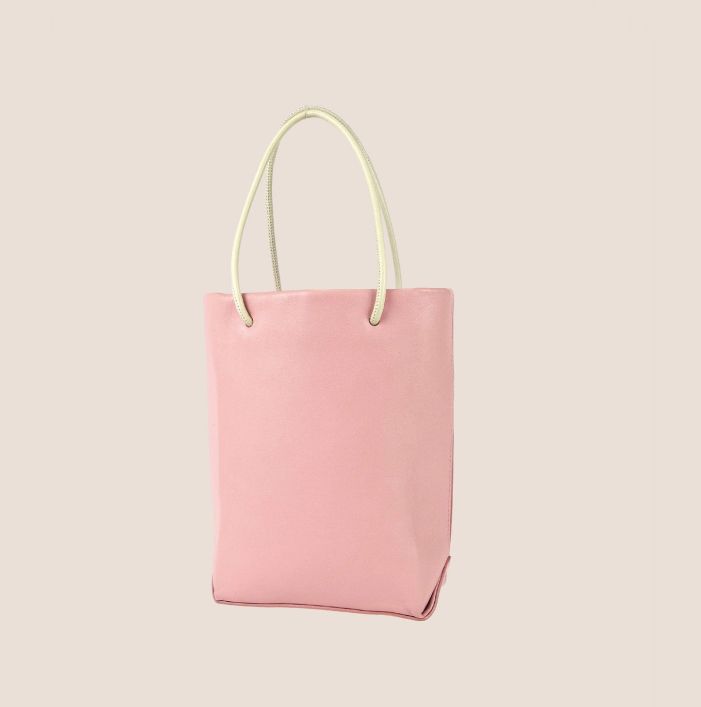 CHANEL 2008 PINK LEATHER ESSENTIAL TOTE BAG