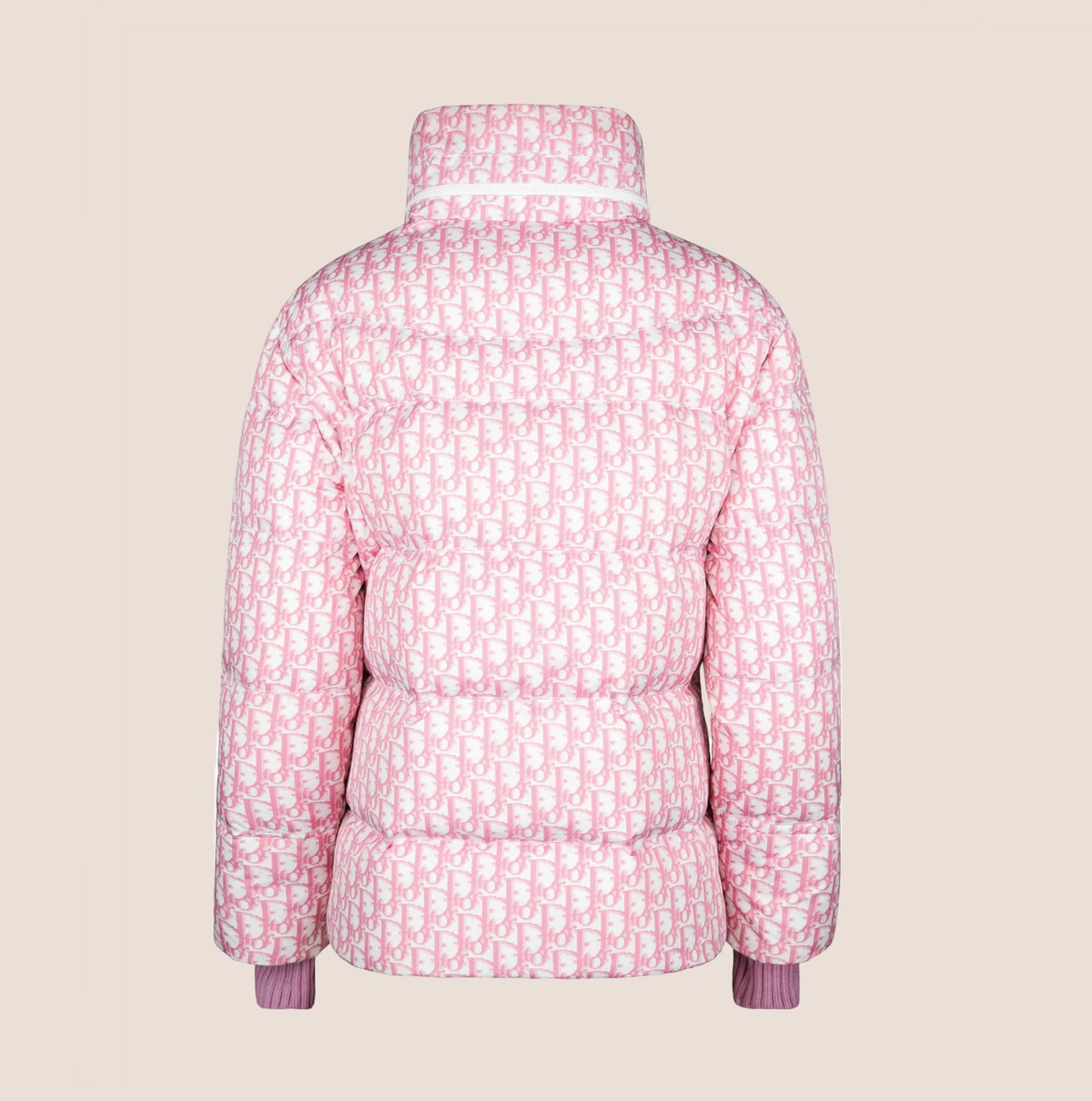 CHRISTIAN DIOR 2004 PINK GIRLY TROTTER PUFFER JACKET