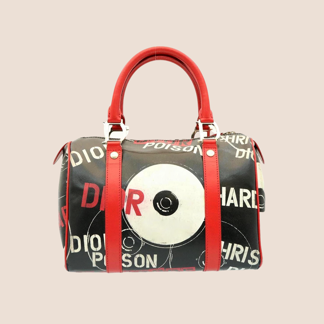 CHRISTIAN DIOR 2004 HARDCORE POISON BOSTON BAG