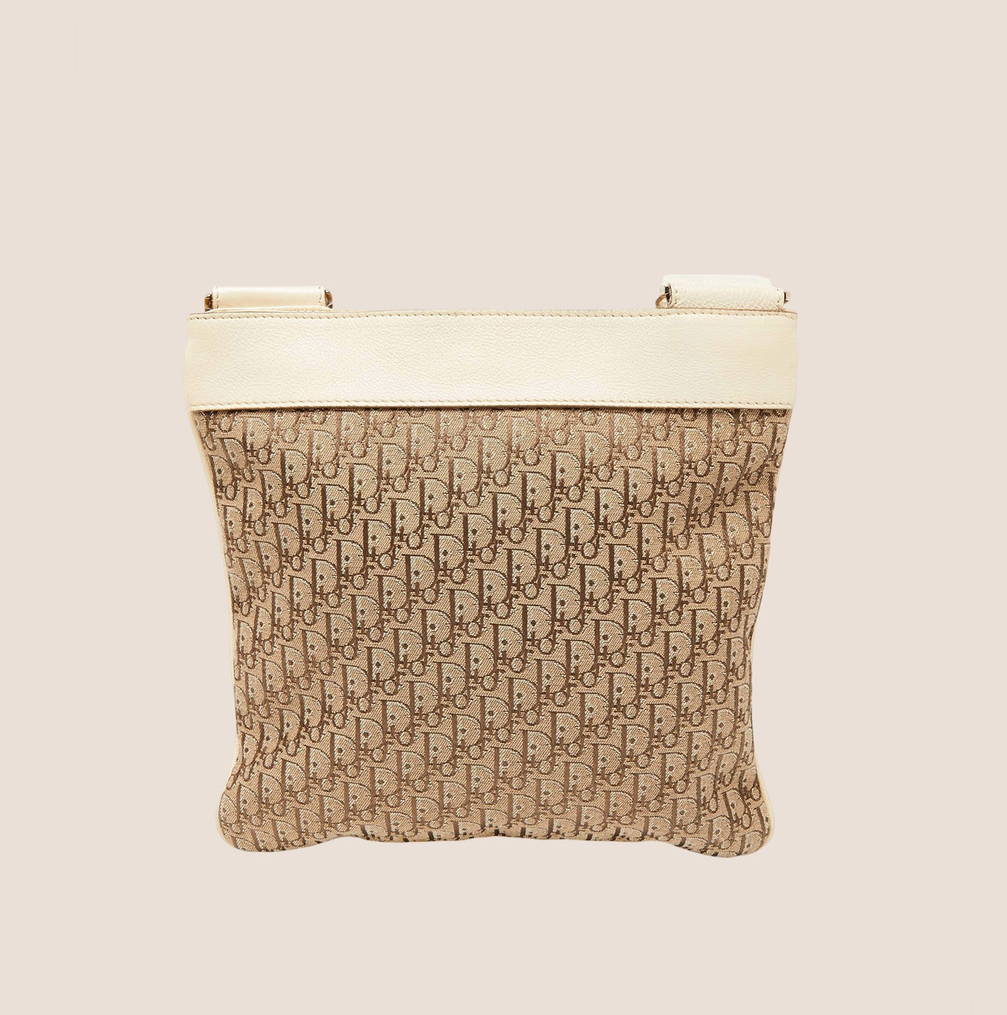 CHRISTIAN DIOR 2005 STREET CHIC BEIGE & BROWN CROSSBODY BAG