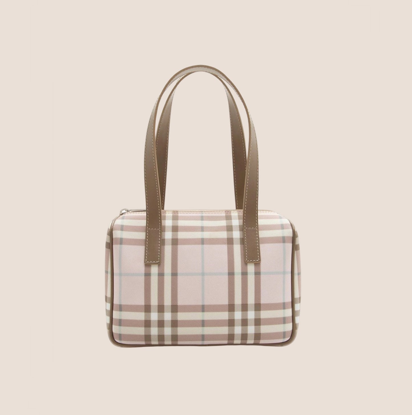 BURBERRY CANDY CHECK BAULETTO BAG
