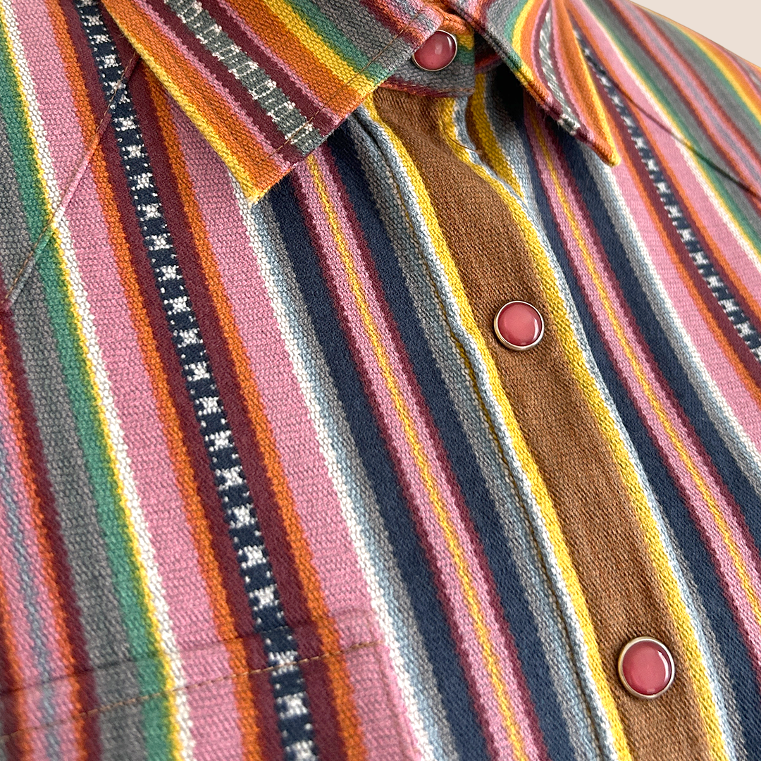 CHRISTIAN DIOR 2002 MULTICOLOUR STRIPED BUTTON SHIRT