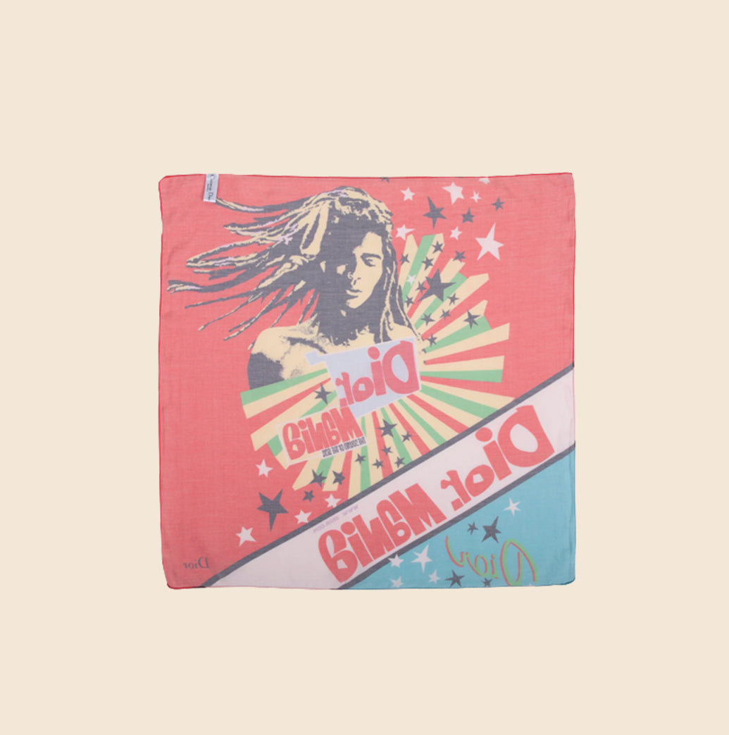 CHRISTIAN DIOR RASTA MANIA SCARF