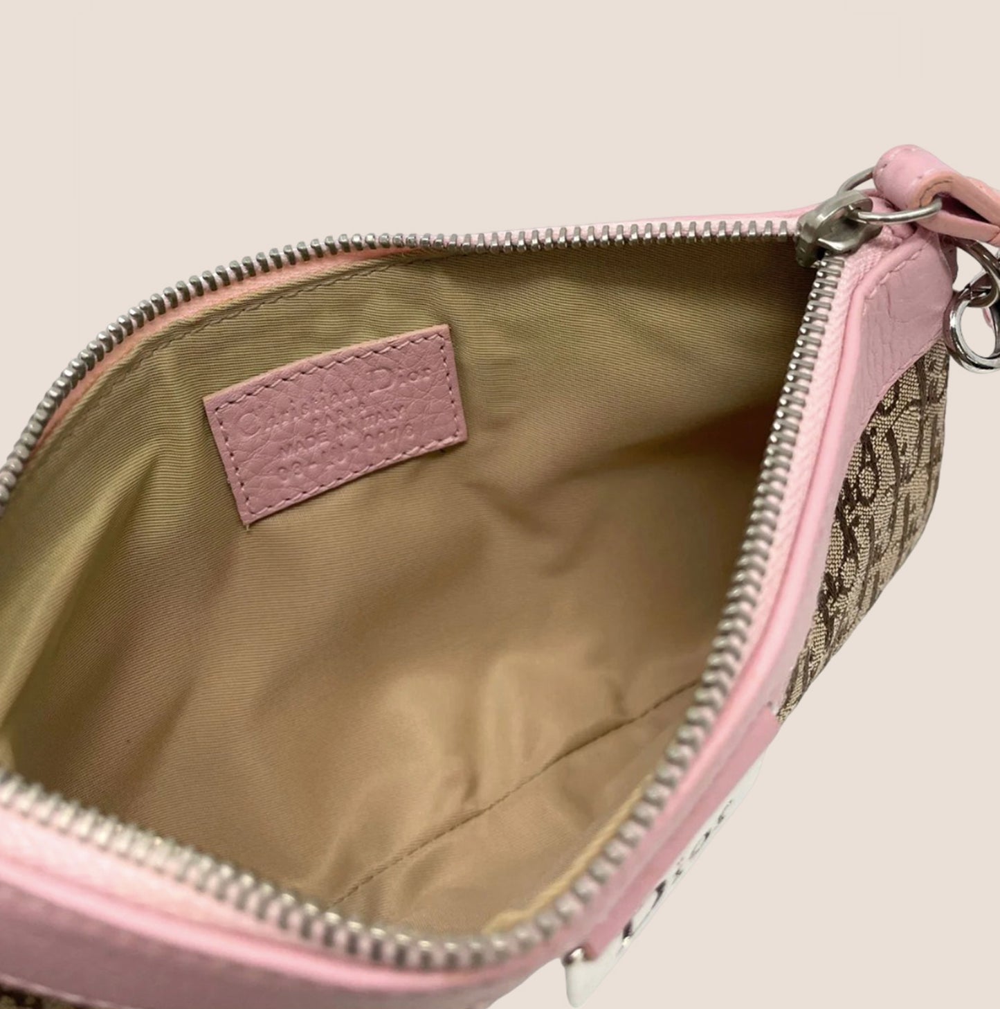 CHRISTIAN DIOR PINK STREET CHIC DIORISSIMO MINI SHOULDER BAG