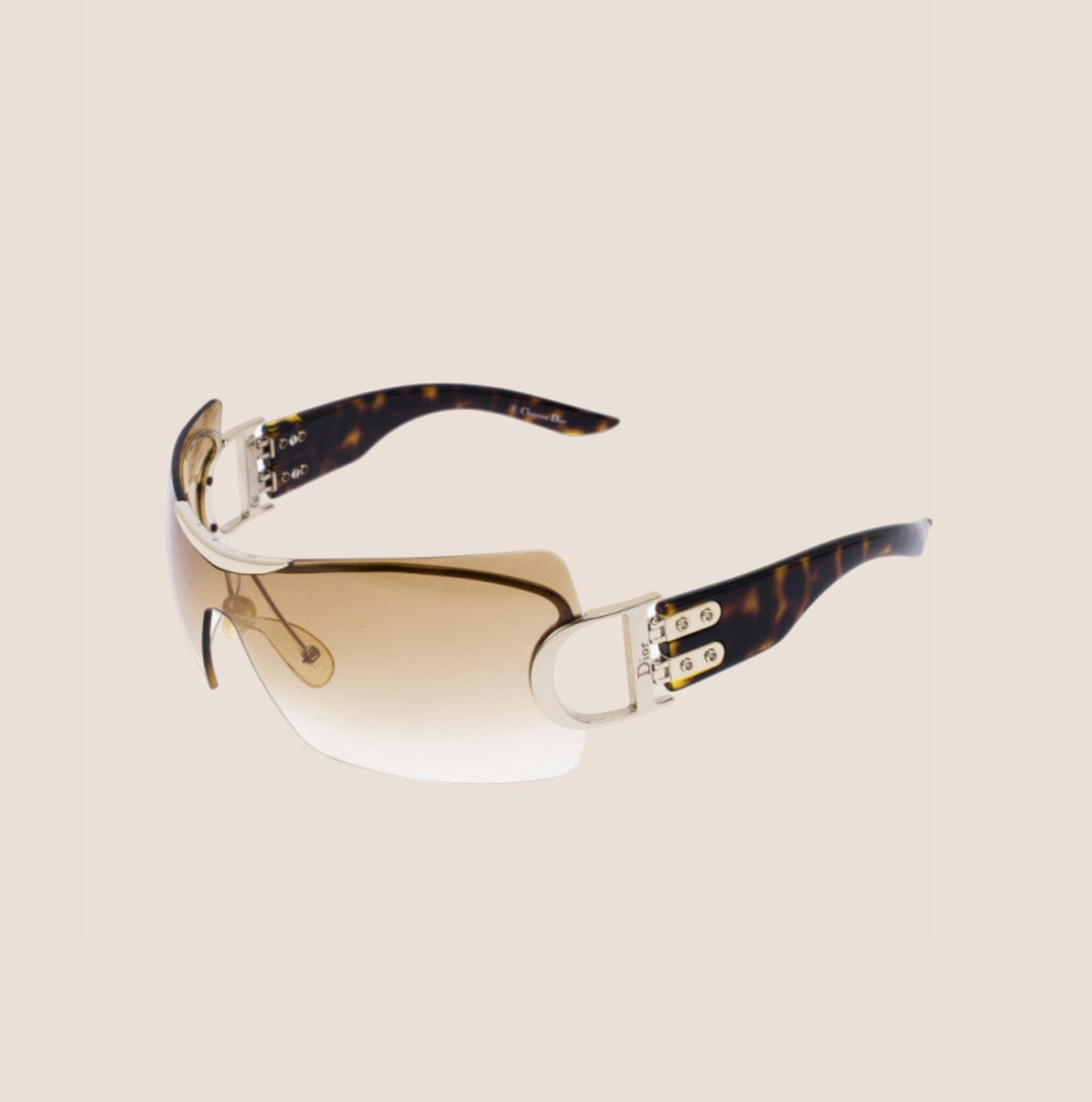 CHRISTIAN DIOR BROWN CLEAR AIRSPEED 1 SUNGLASSES