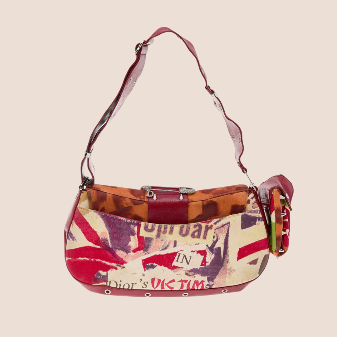 CHRISTIAN DIOR 2003 VICTIM STREET CHIC COLUMBUS SHOULDER BAG