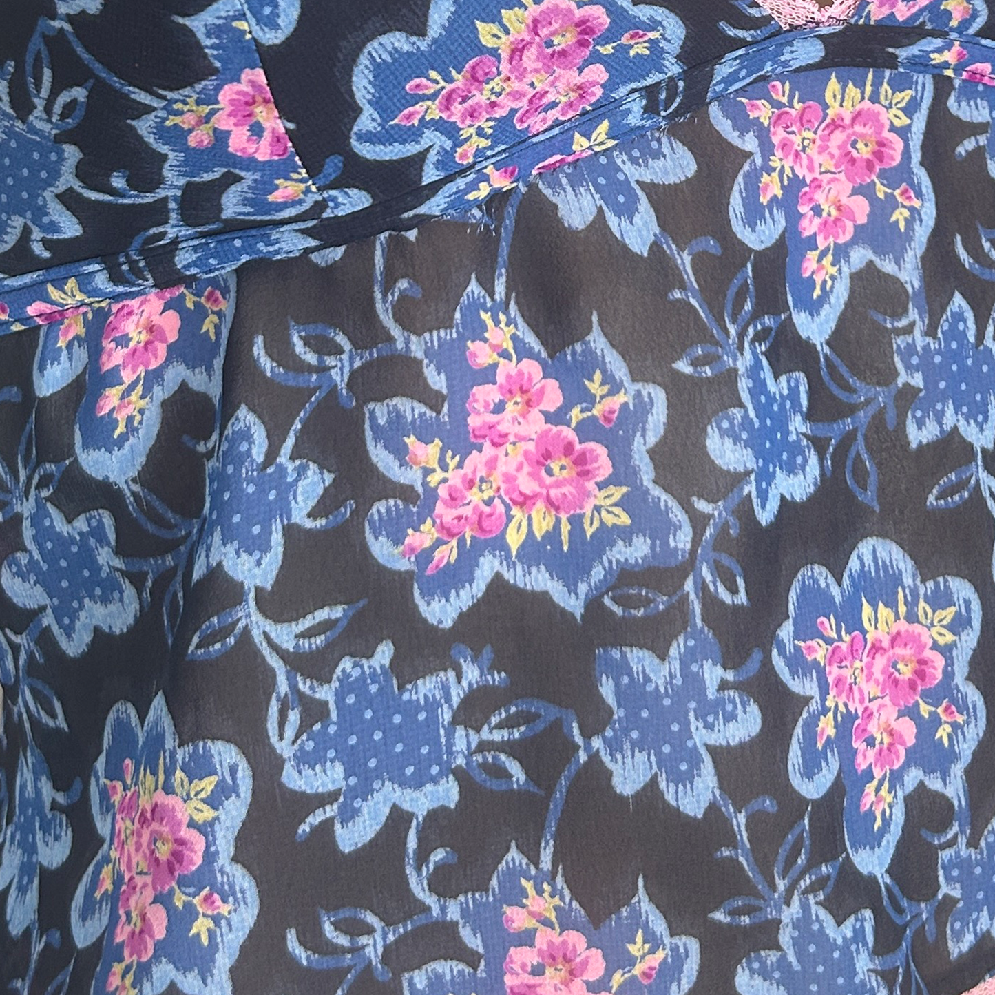 BETSEY JOHNSON 2000s BACKLESS FLORAL TOP