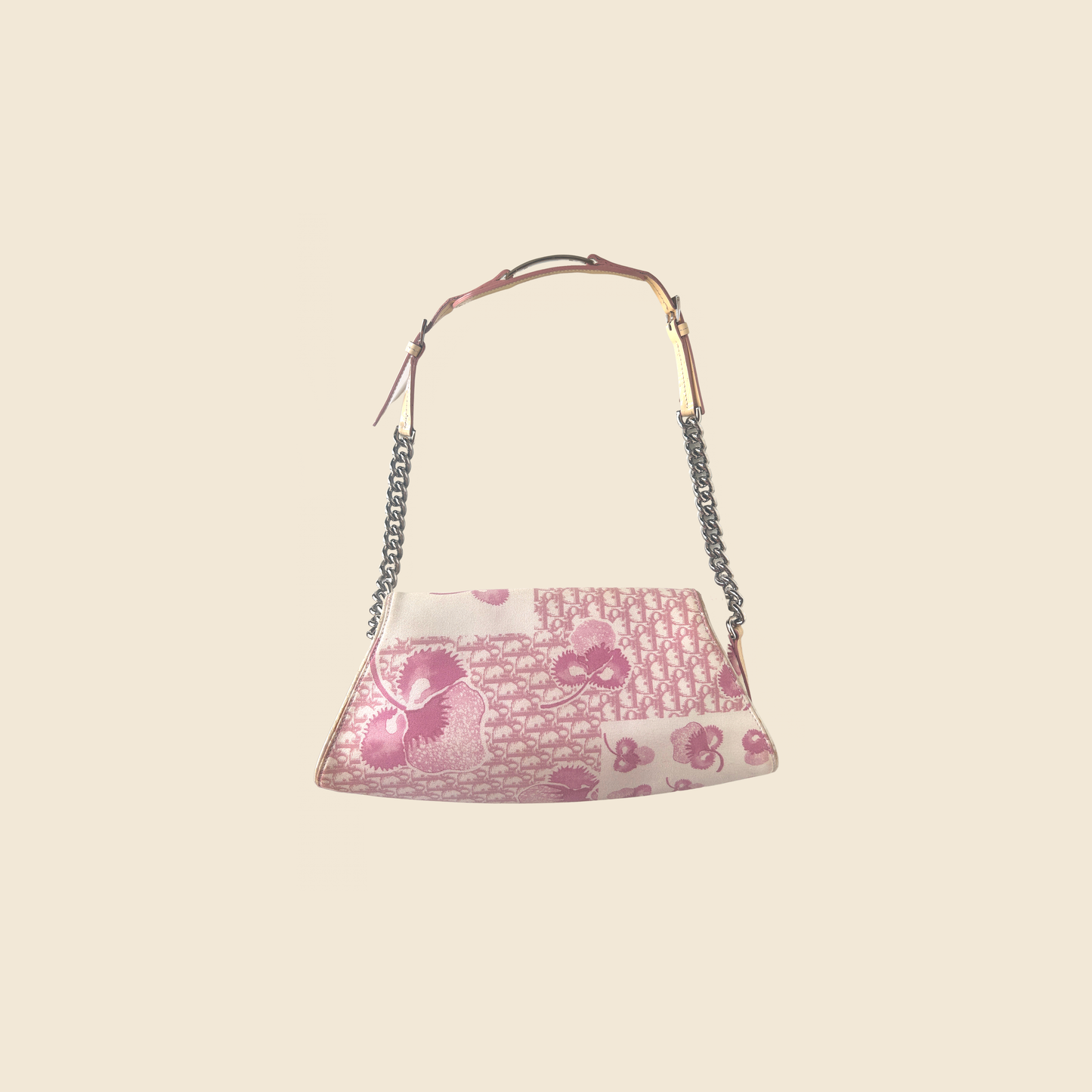 CHRISTIAN DIOR FLOWER GIRLY FLORAL CHAIN SHOULDER BAG