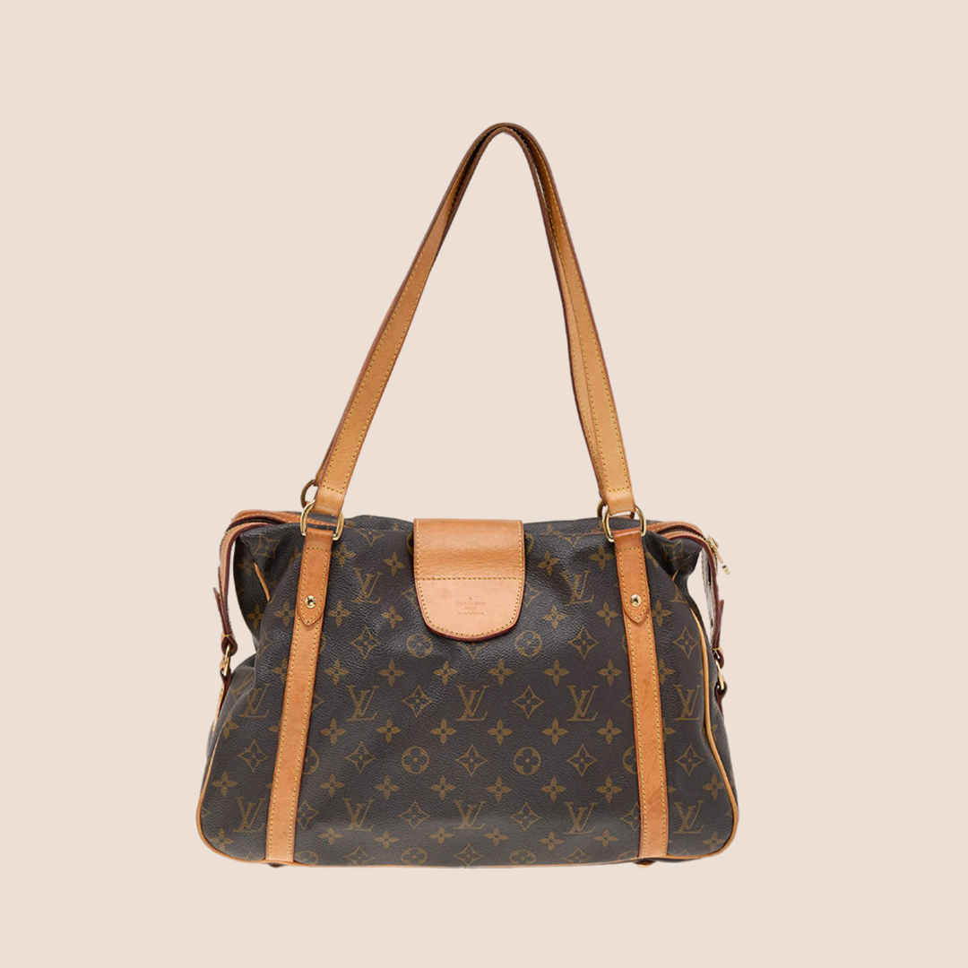 LOUIS VUITTON BROWN MONOGRAM STRESA BAG