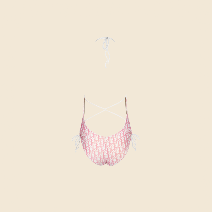 CHRISTIAN DIOR 2004 DIORISSIMO PINK FLOWER SWIMSUIT