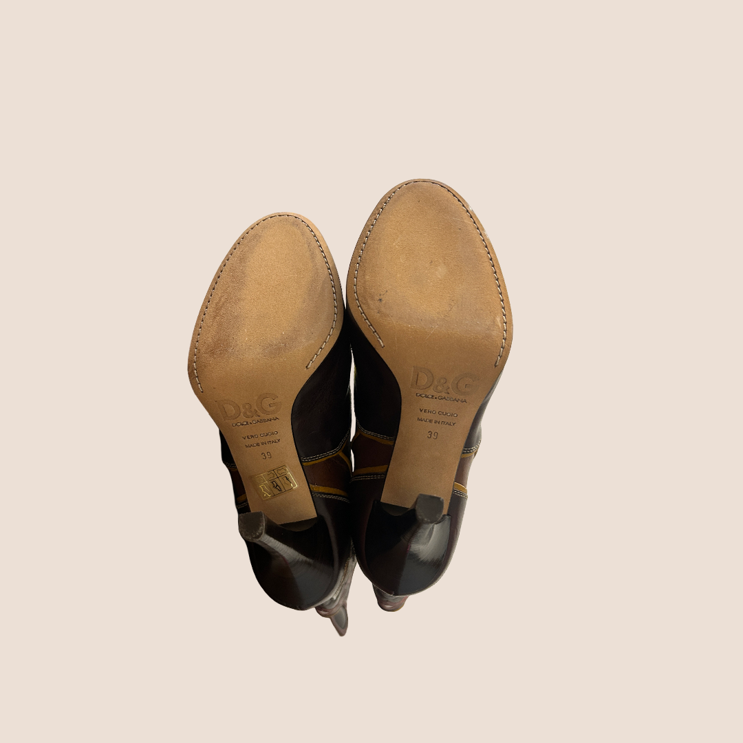D&G 2000 WESTERN COWBOY BOOTS