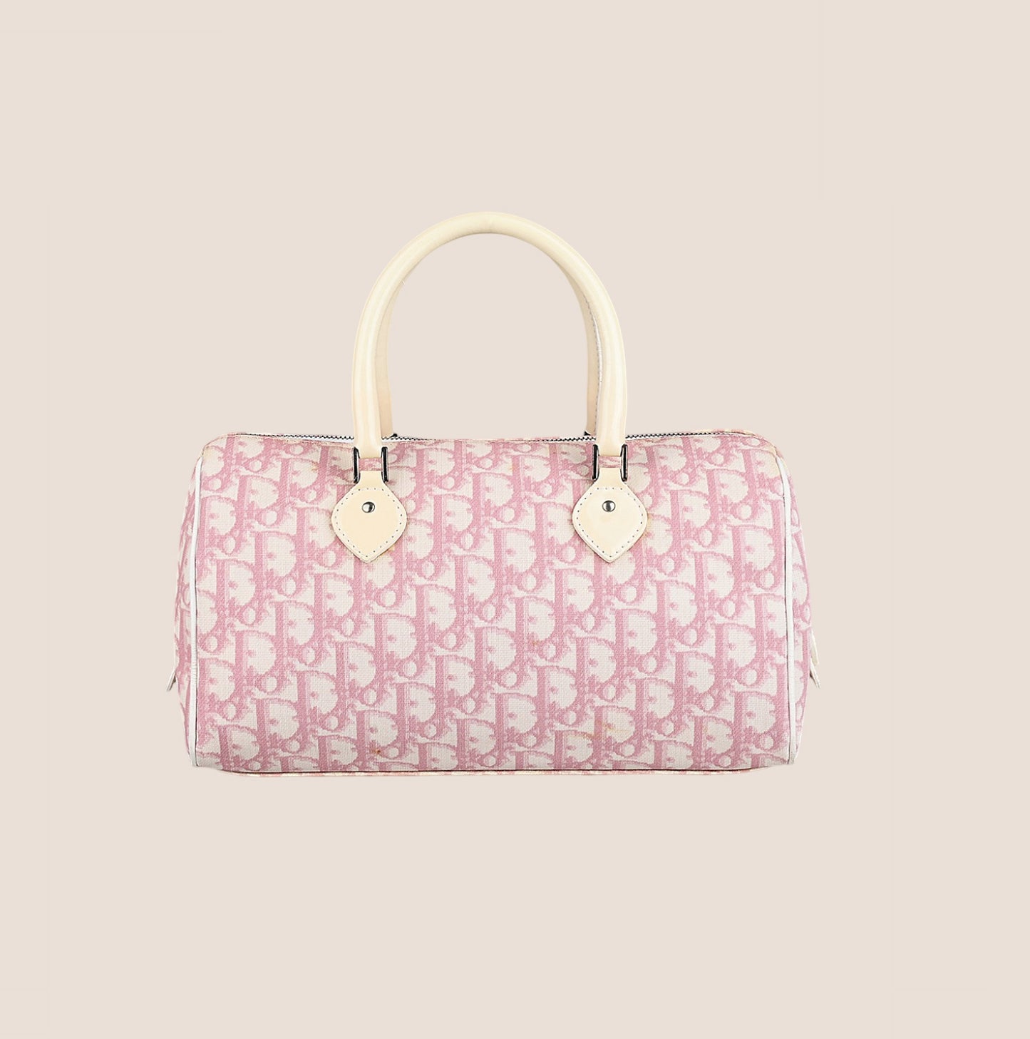 CHRISTIAN DIOR 2004 PINK TROTTER BOSTON BAG