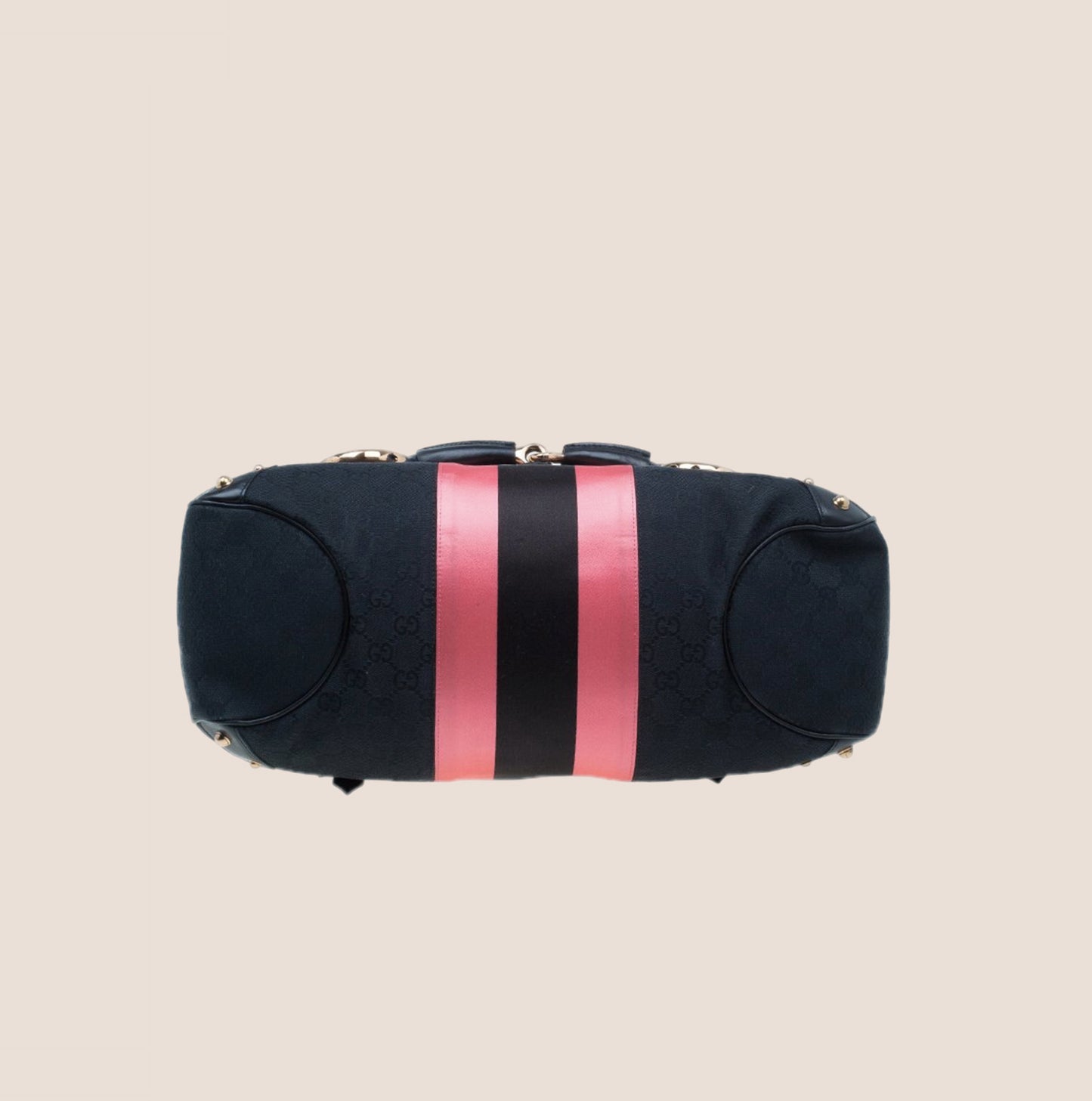 GUCCI GG CANVAS MONOGRAM HORSEBIT HANDBAG