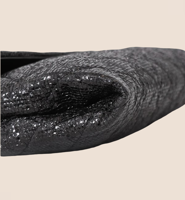 CHANEL 2014 BLACK IRIDESCENT CHAIN CLUTCH