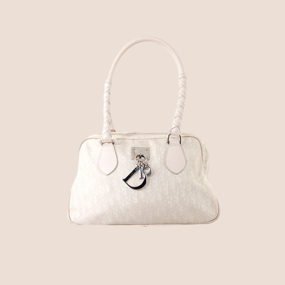 CHRISTIAN DIOR 2006 CREAM DIORISSIMO LOVELY BAG – RDB CHRISTIAN DIOR 2006 CREAM DIORISSIMO LOVELY BAG – RDB