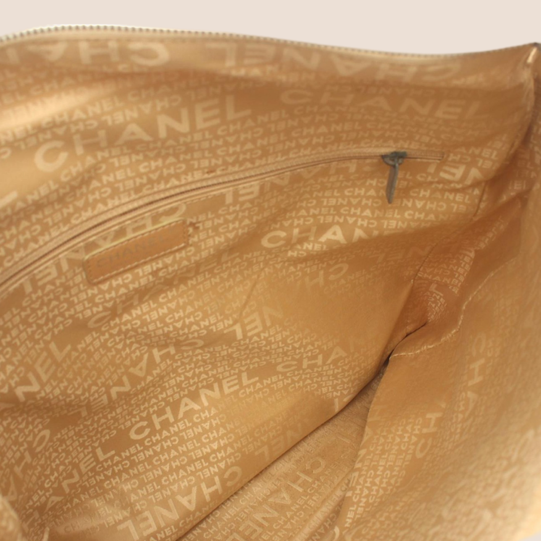 CHANEL MULTICOLOR CANVAS CLOVER TOTE BAG