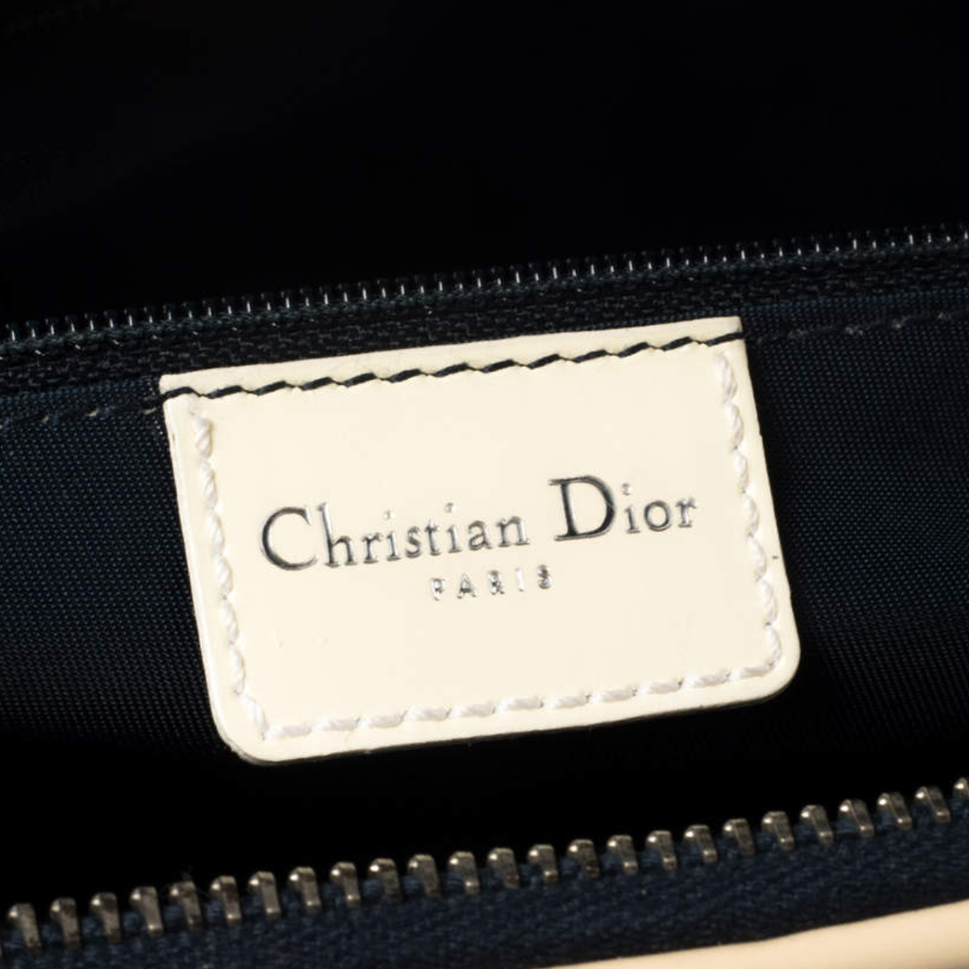 CHRISTIAN DIOR DENIM MONTAIGNE CADILLAC 1947 HANDLE BAG