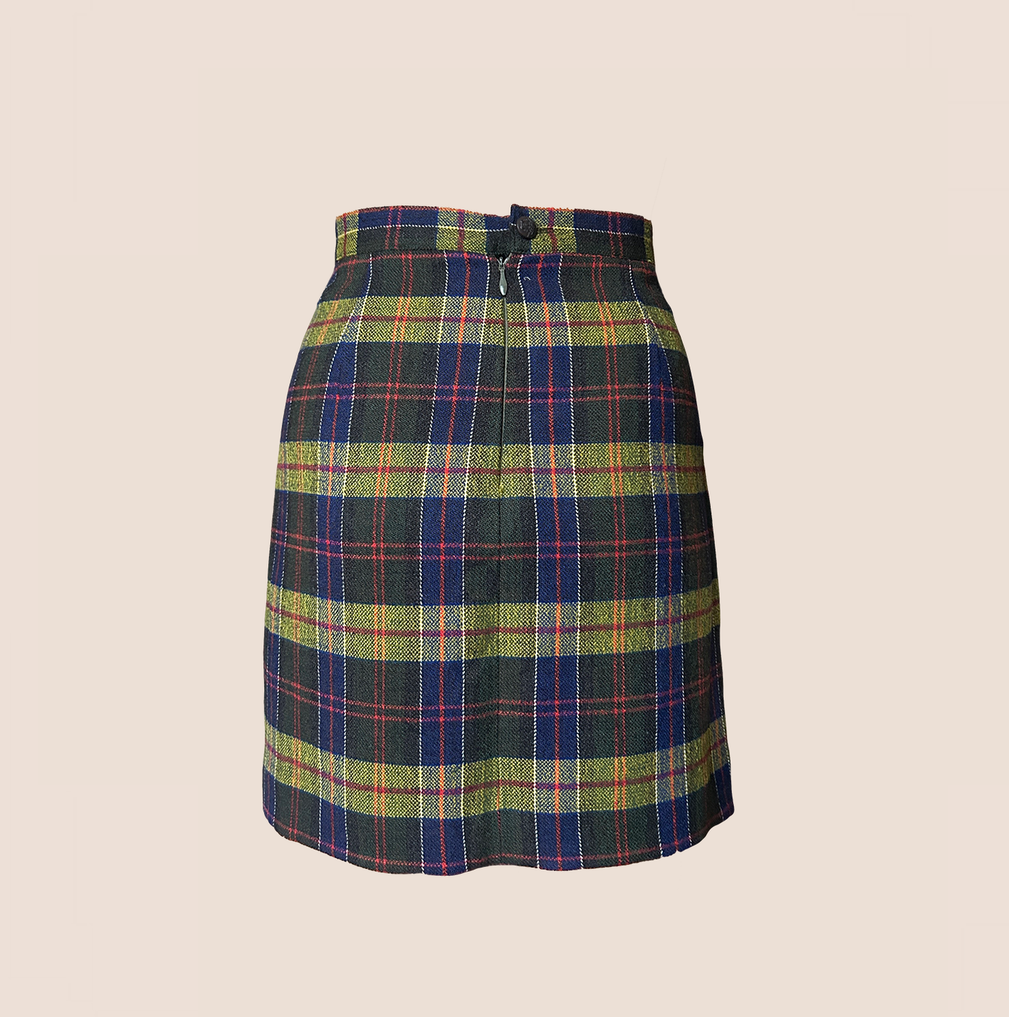 VERSACE SPORT 1990s MINI TARTAN SKIRT