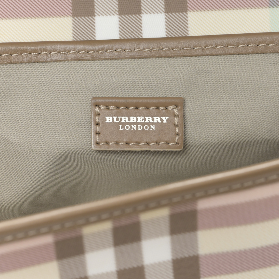 BURBERRY CANDY CHECK LOLA SHOULDER BAG