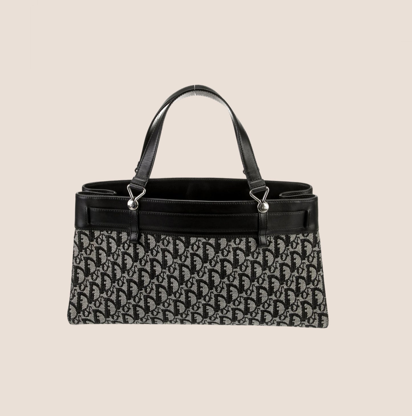 CHRISTIAN DIOR NAVY TROTTER BELTED JEANS EVERYDAY BAG