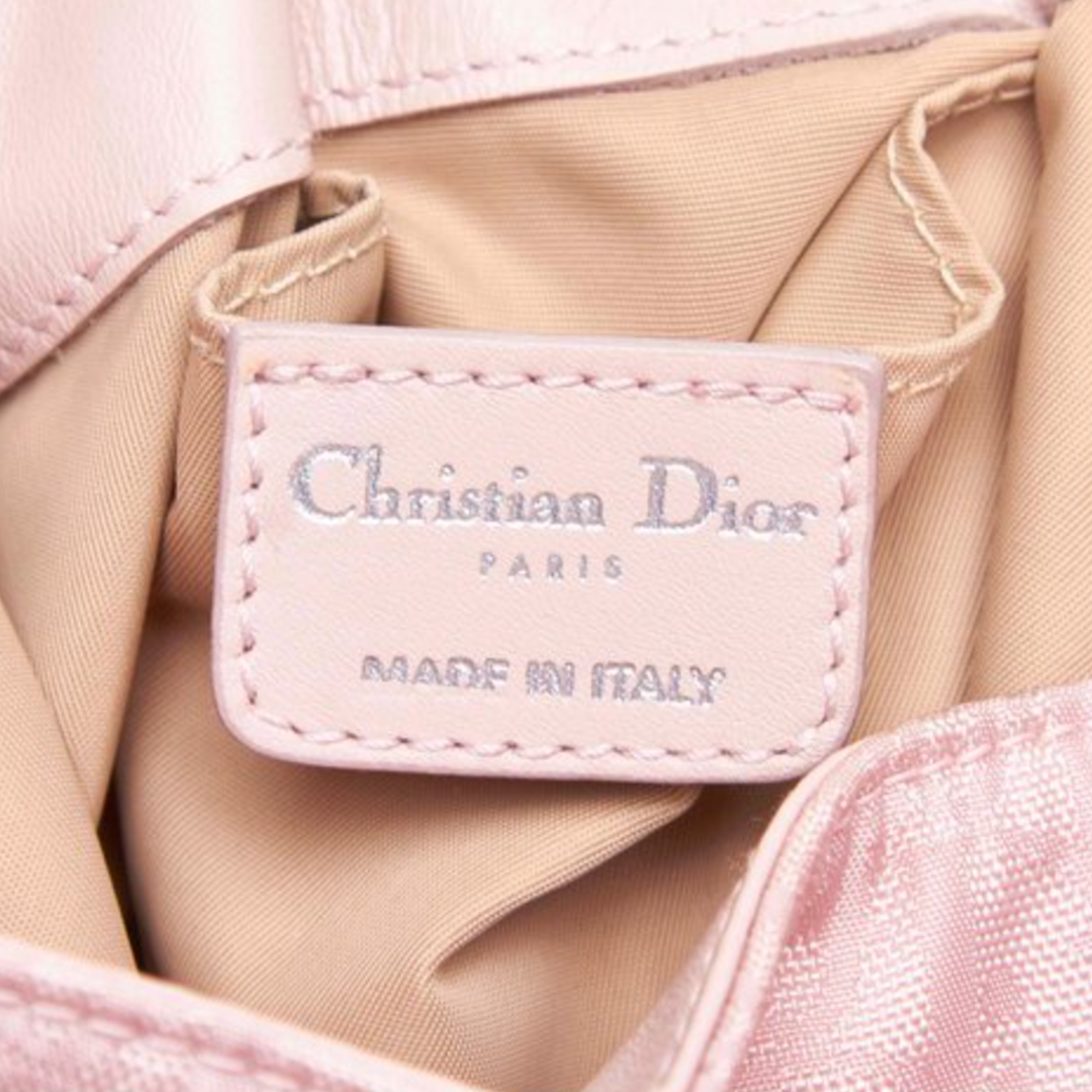 CHRISTIAN DIOR PINK DIORISSIMO LOVELY CHARM HOBO BAG