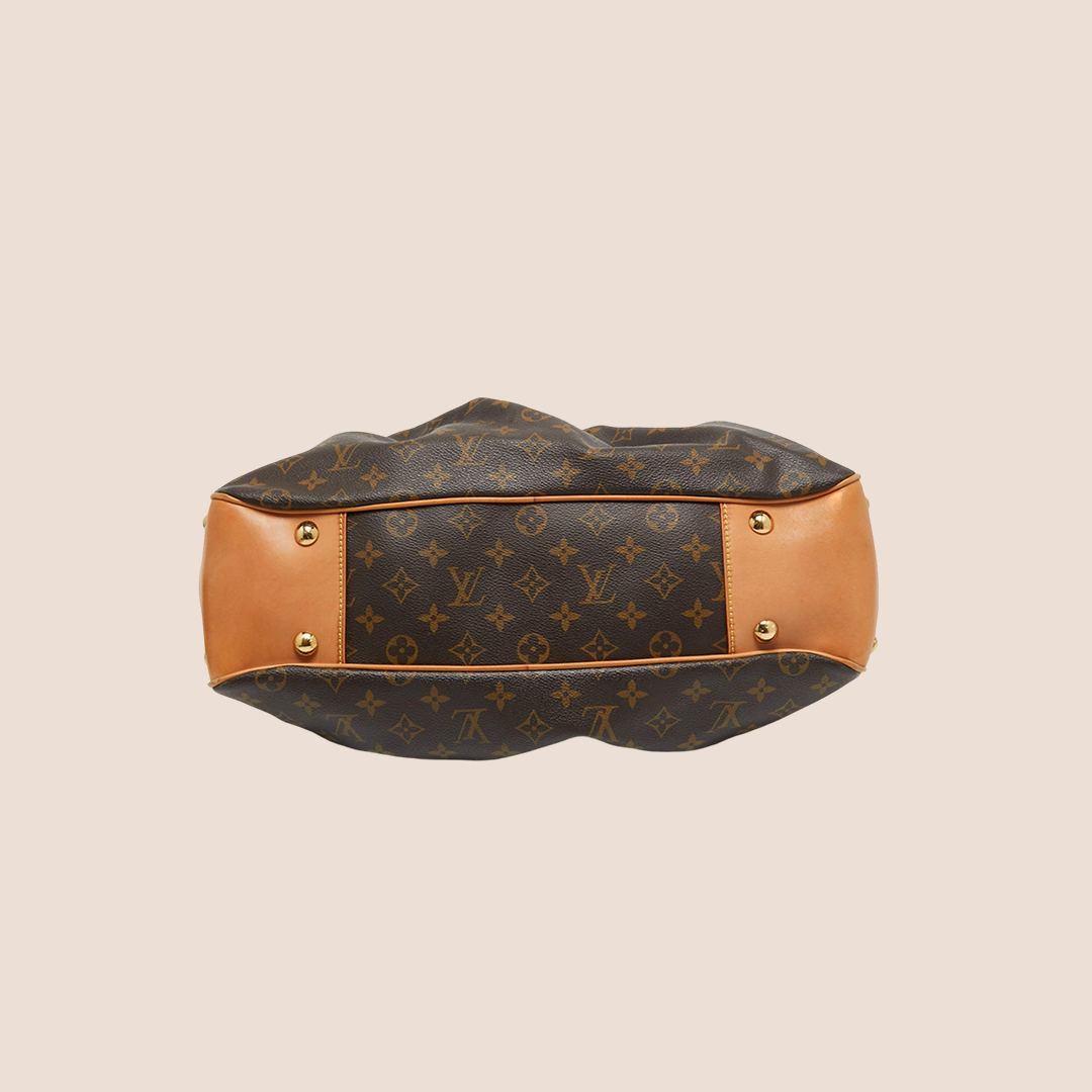 LOUIS VUITTON BROWN MONOGRAM CANVAS BOETIE MM BAG