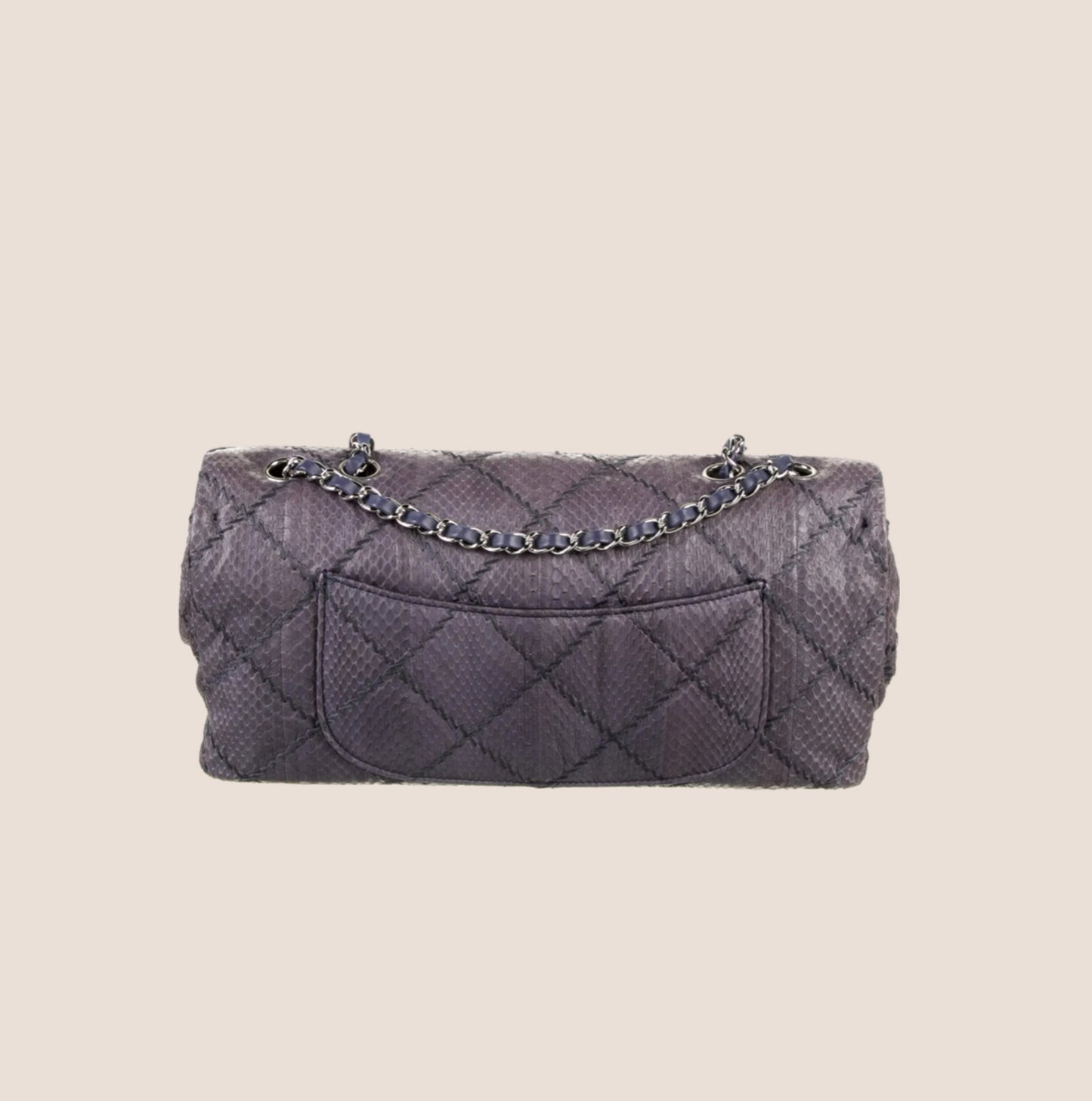 CHANEL ULTIMATE STITCH PYTHON FLAP BAG