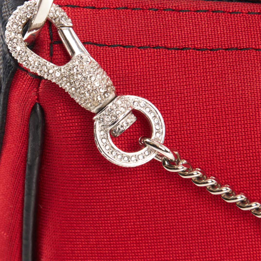 CHRISTIAN DIOR RED HARCORE CROSSBODY BAG