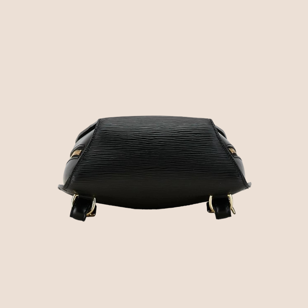 LOUIS VUITTON BLACK EPI LEATHER MABILLON BACKPACK