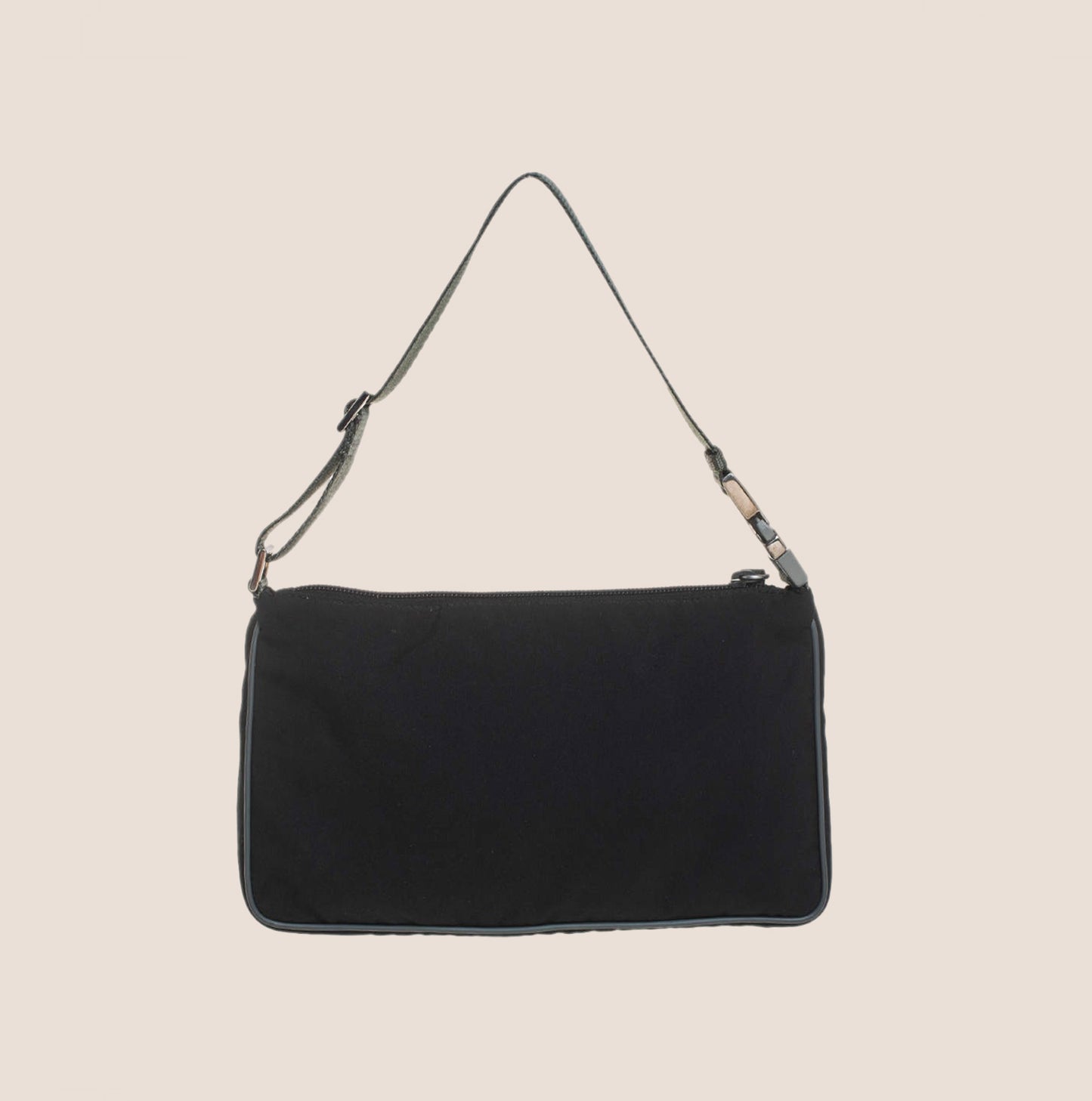 PRADA SPORT 2000s BLACK NYLON BAGUETTE