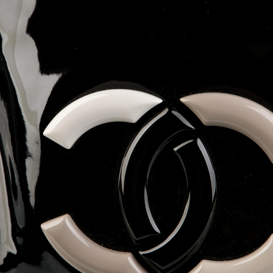 CHANEL PARIS-VENICE BLACK LIPSTICK TOTE