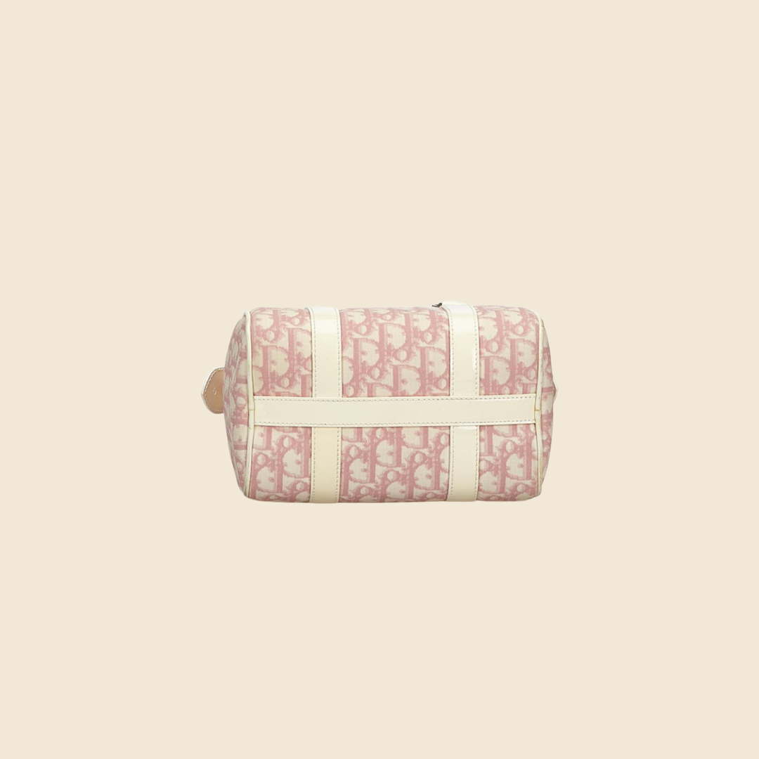 CHRISTIAN DIOR 2004 PINK TROTTER MINI BOSTON BAG