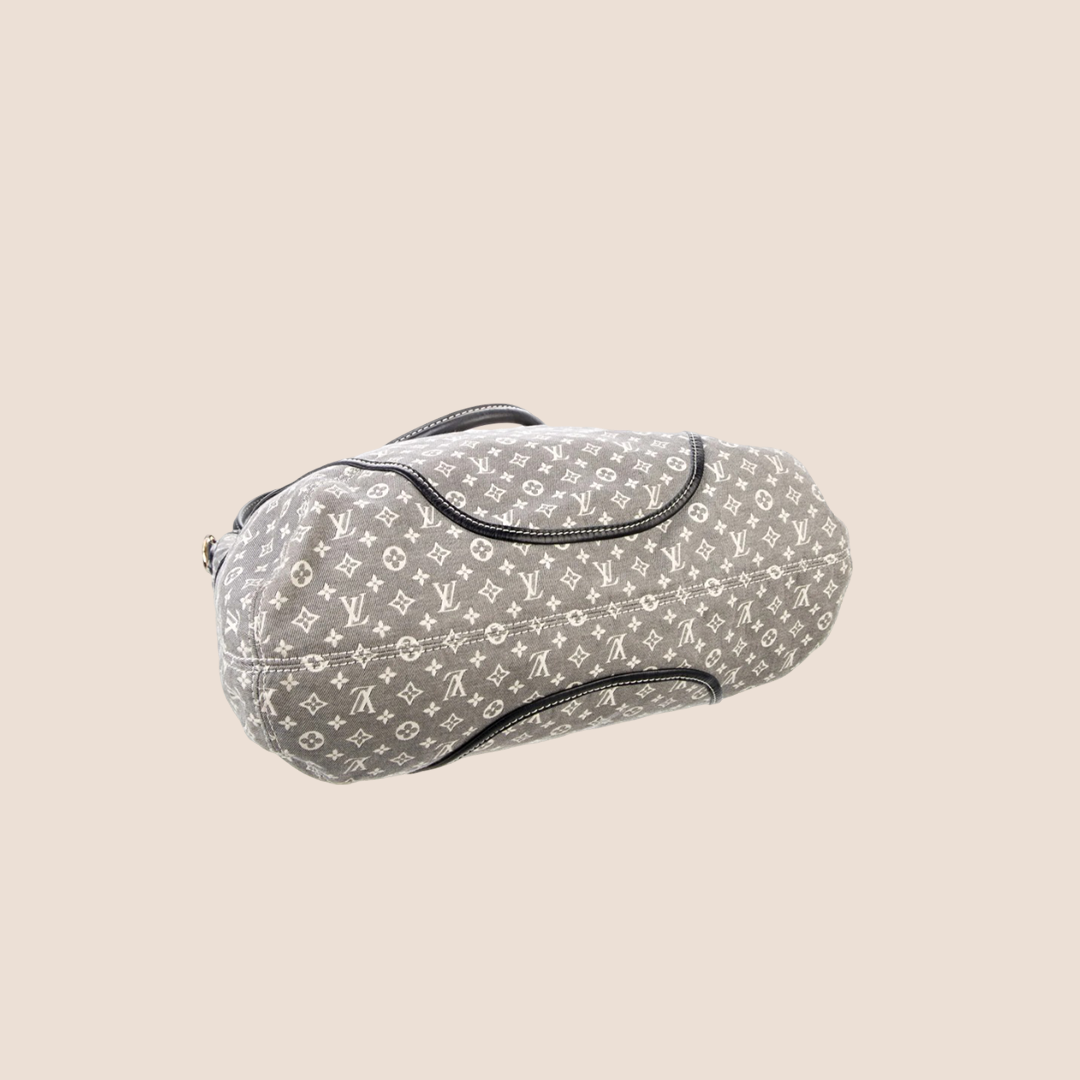 LOUIS VUITTON BLUE & GREY MONOGRAM IDYLLE ELEGIE BAG
