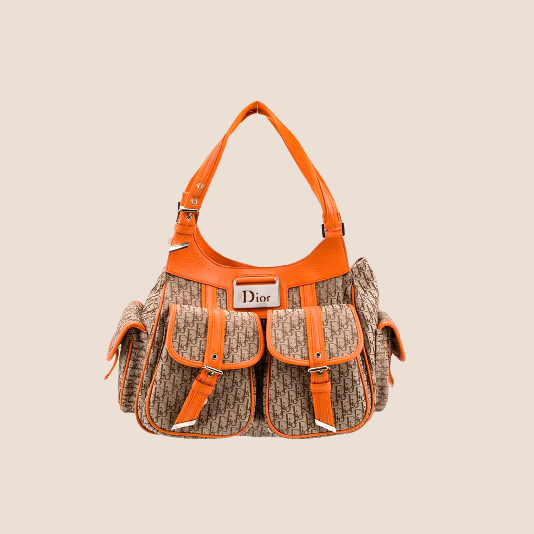 Orange dior bag deals