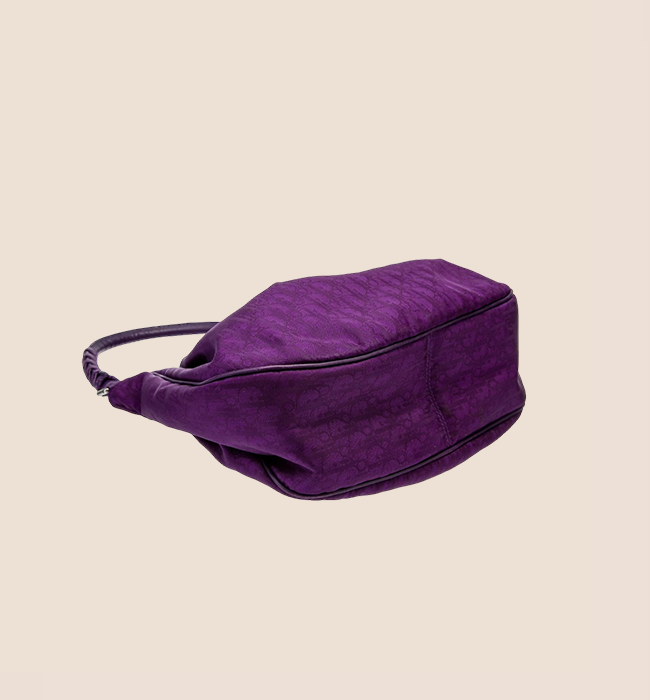 CHRISTIAN DIOR PURPLE DIORISSIMO LOVELY CHARM HOBO BAG
