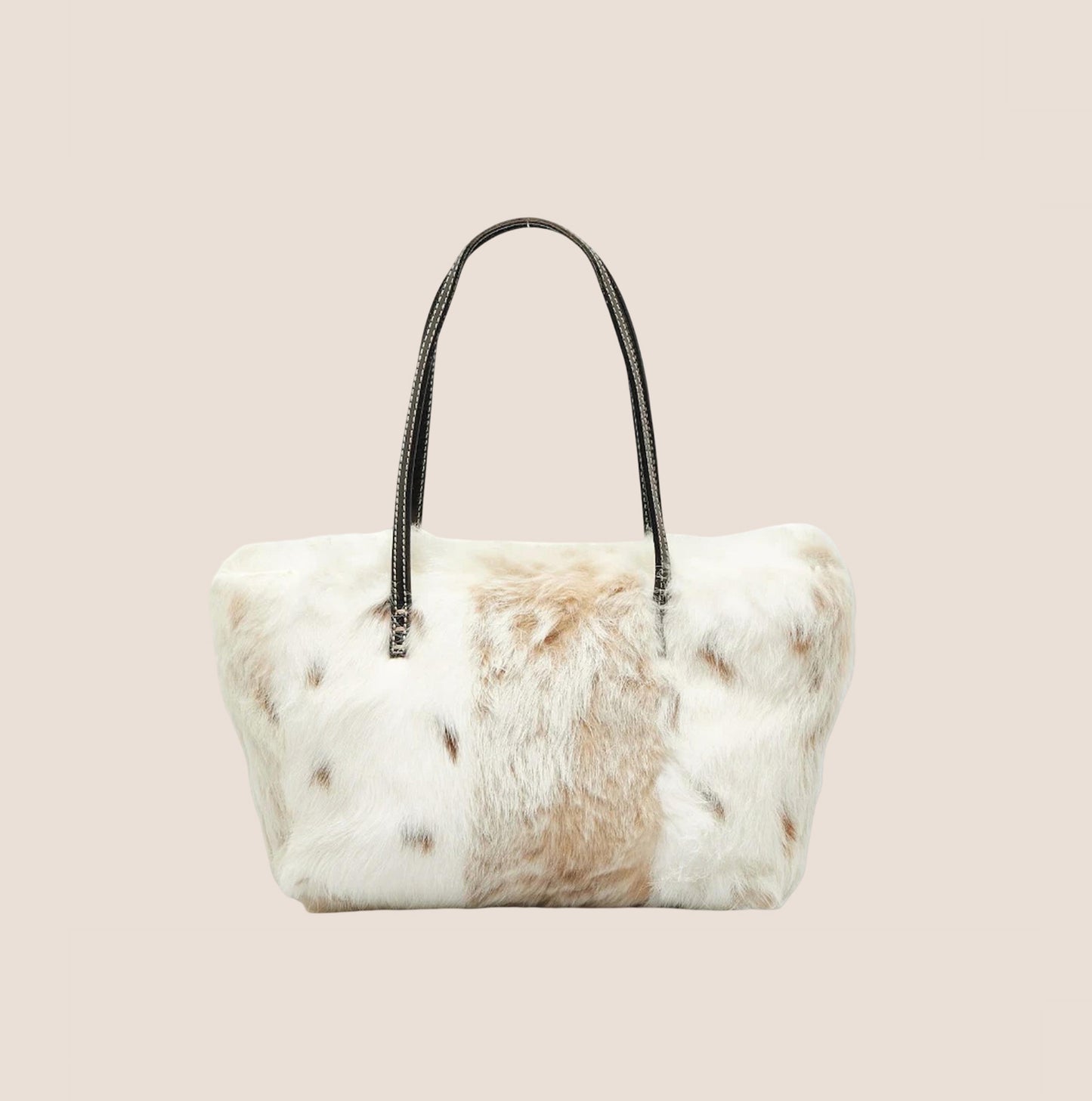 FENDI 2000 FUR TOTE BAG