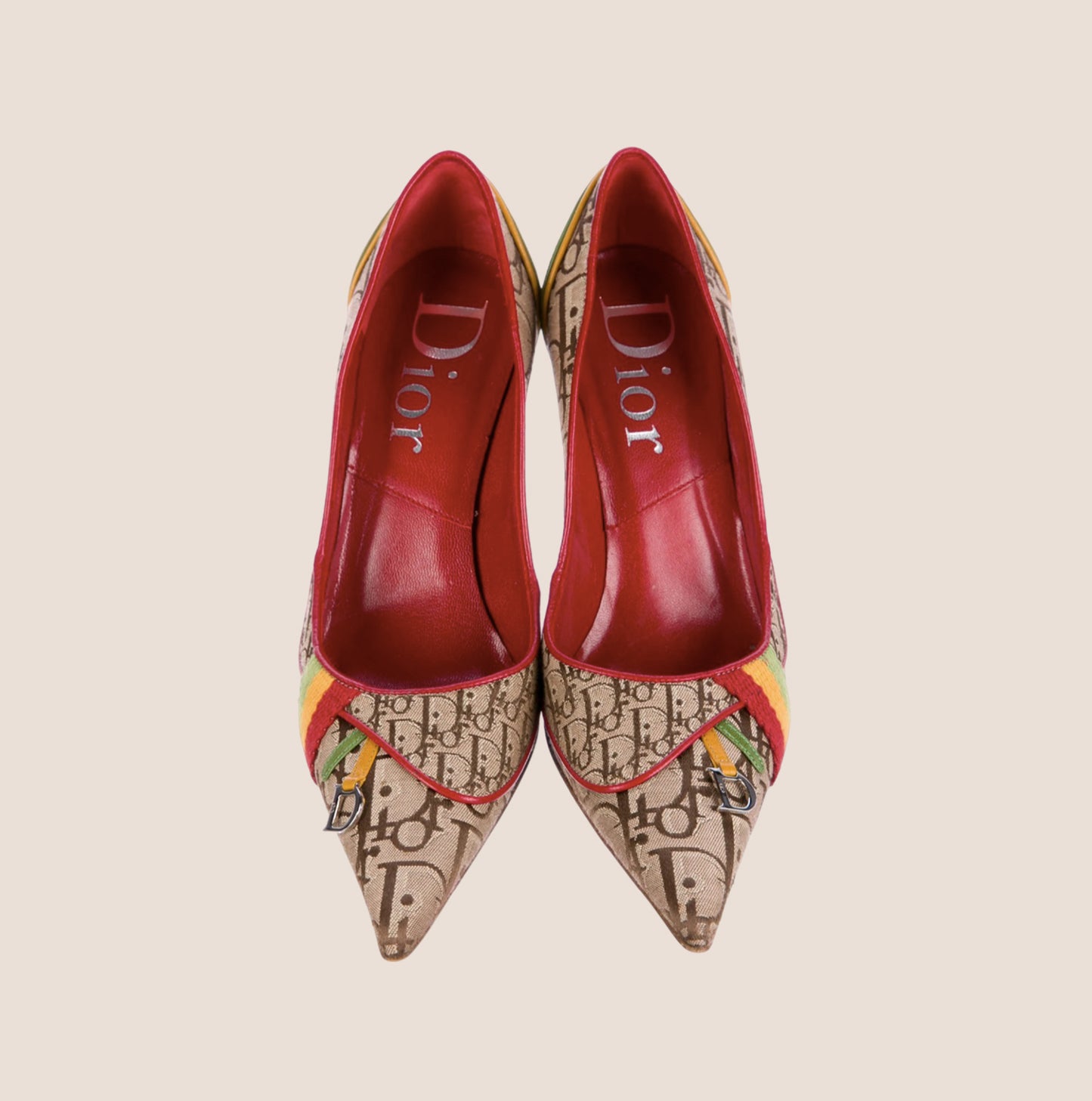 CHRISTIAN DIOR 2004 DIORISSIMO RASTA PUMPS