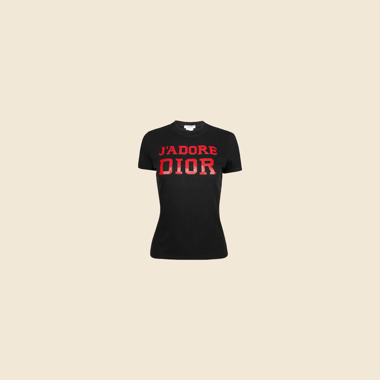 CHRISTIAN DIOR "J'ADORE DIOR" METAL MESH TOP