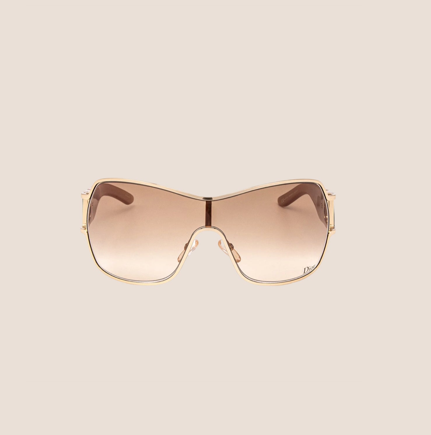 CHRISTIAN DIOR CLEAR BROWN PRECOLL 1 SUNGLASSES – RDB