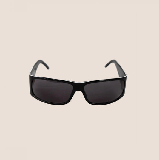 CHRISTIAN DIOR DIOR 1 BLACK LOGO SUNGLASSES