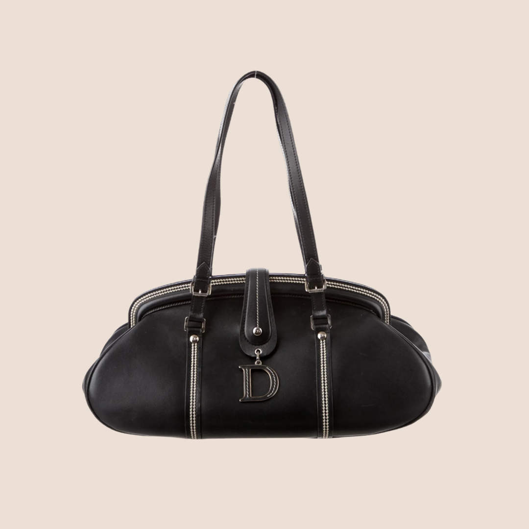 CHRISTIAN DIOR BLACK FRAME DETECTIVE BAG – RDB