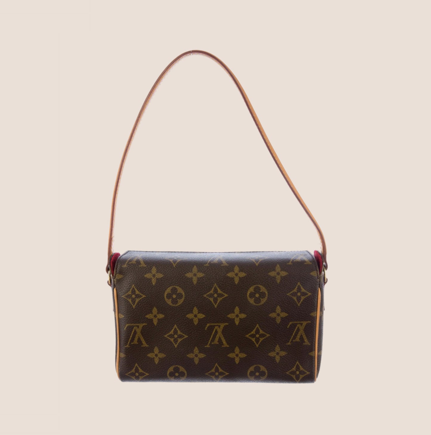 LOUIS VUITTON 2002 BROWN MONOGRAM RECITAL BAG