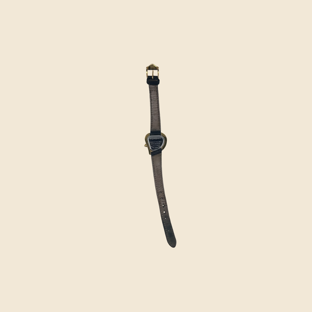 YVES SAINT LAURENT GOLD HEART WATCH