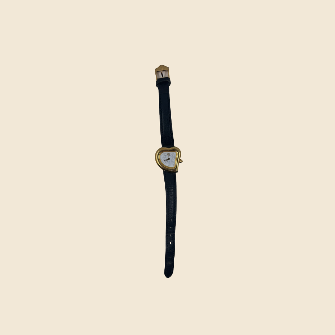 YVES SAINT LAURENT GOLD HEART WATCH